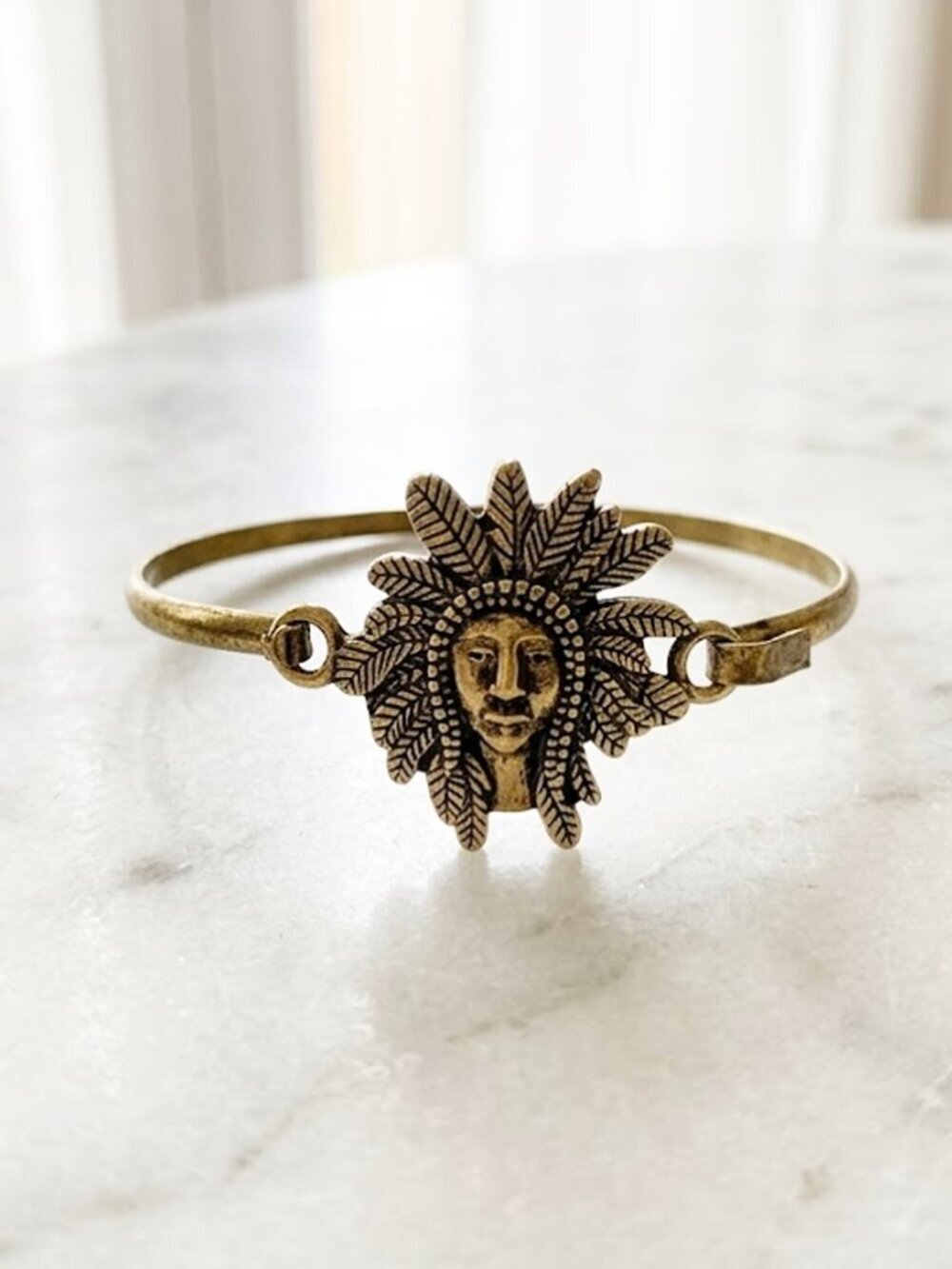 Ladies Indian Head Bracelet  